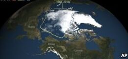 VOA慢速英语:北极上空的暖空气冻结了欧洲
